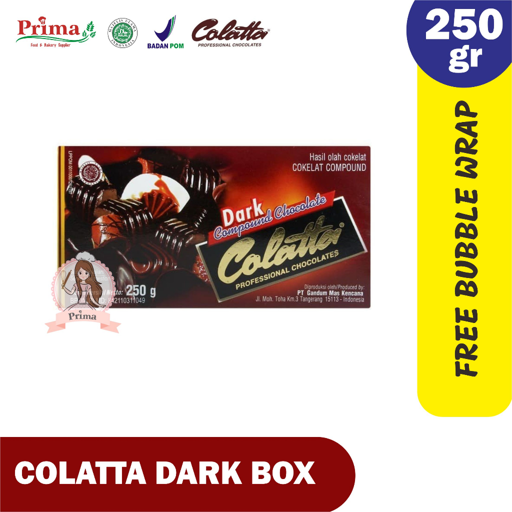 

Coklat batang - Colatta dark box 250gr