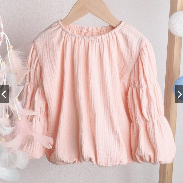 Blouse Anak Perempuan LIVIA / Blouse Anak Perempuan LENGAN PANJANG POLOS ANAK UMUR 1-5tahun