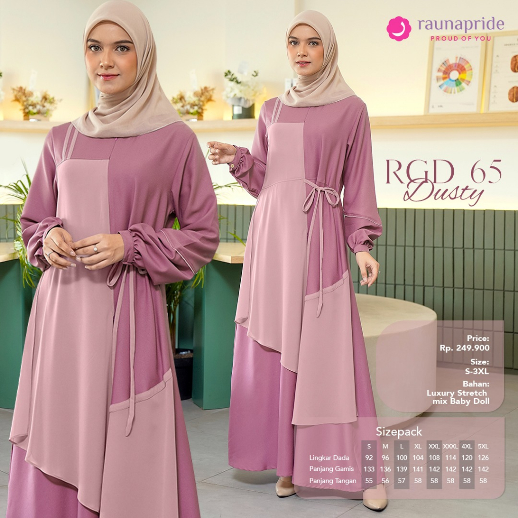 Rauna Gamis Dewasa RGD 65 - Gamis Terbaru 2023