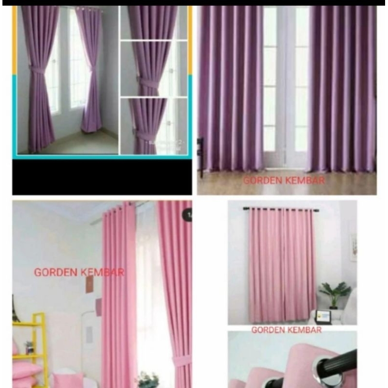 GORDEN BLACKOUT POLOS SERAT KHUSUS WARNA UNGU DAN PING