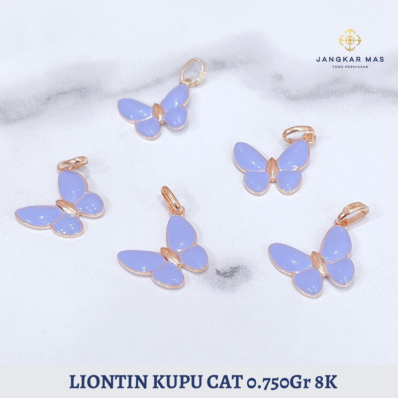 LIONTIN EMAS KUPU CAT 8K 0.750 GR