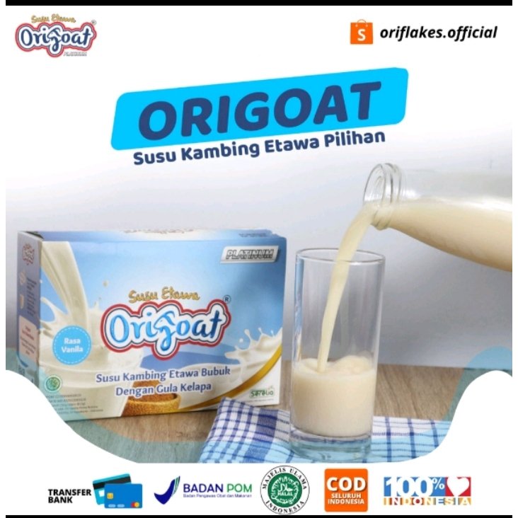 

Origoat Susu Kambing Etawa Platinum Asam Lambung Maag Pencernaan