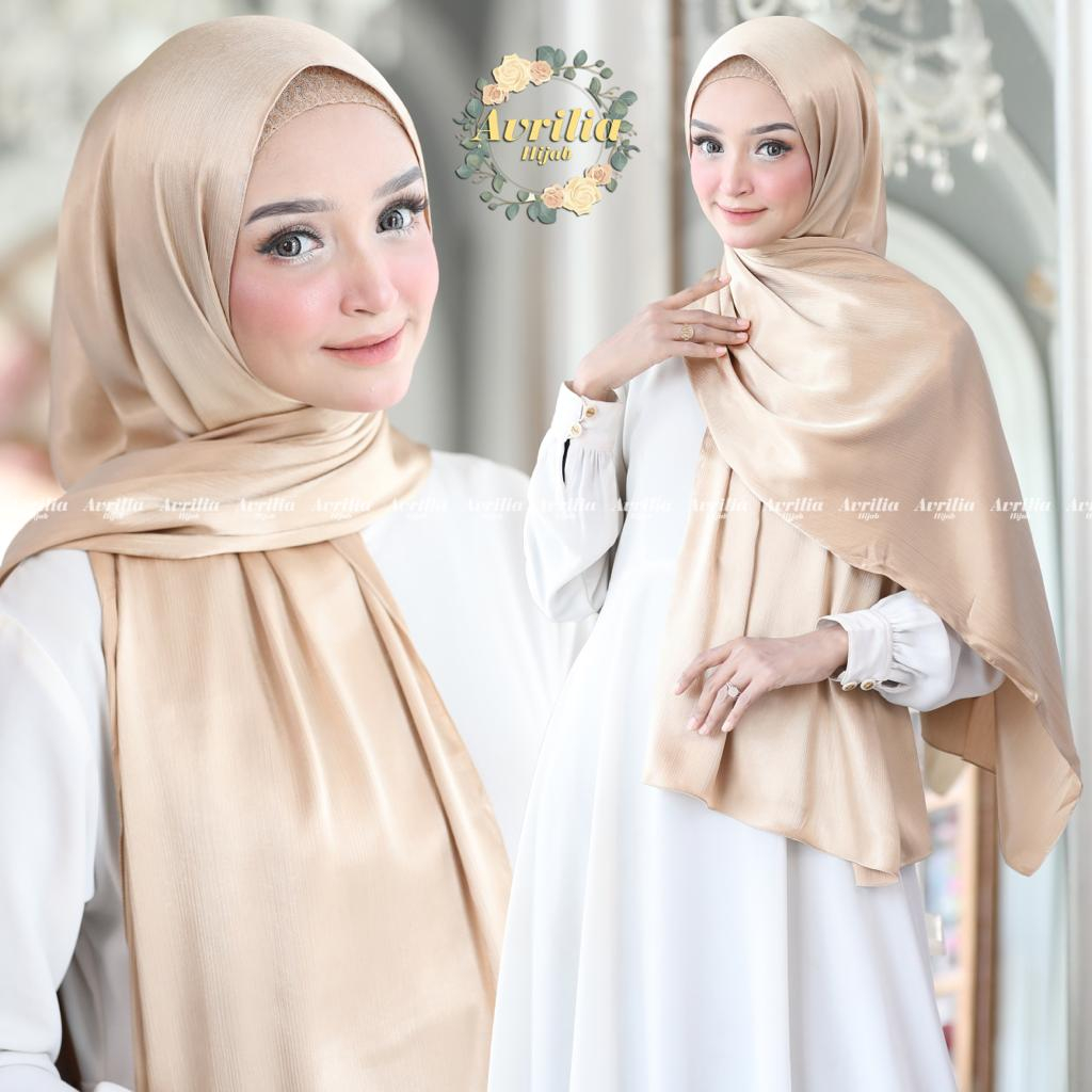 Pashmina Cradenza Silk Premium / Hijab Pashmina Panjang