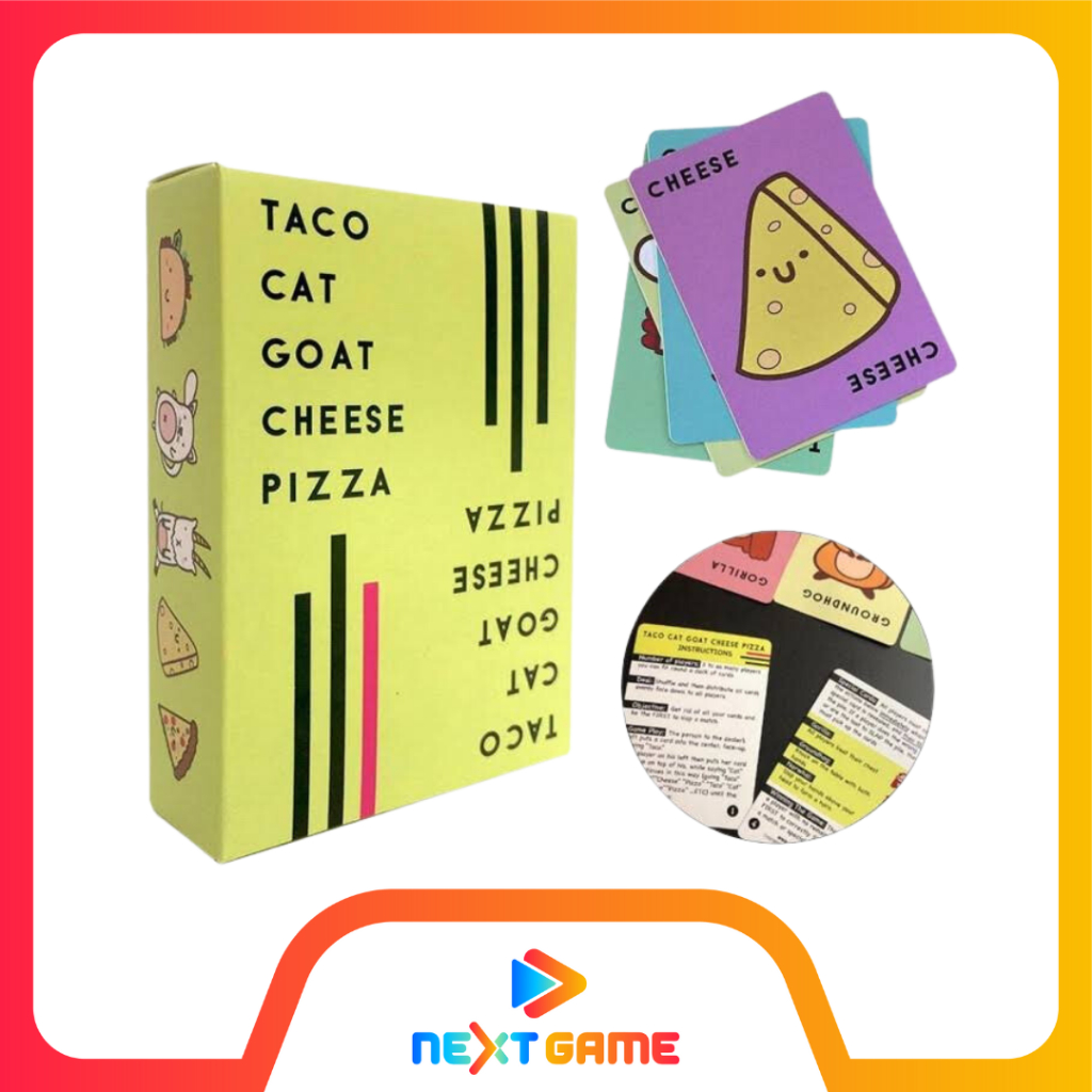 Taco Cat Goat Cheese Pizza Board Game