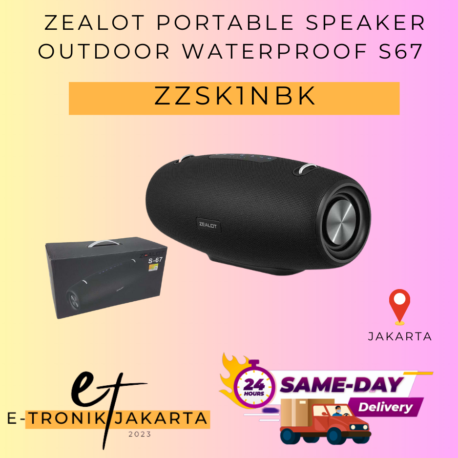 ETRONIK ZEALOT Portable Bluetooth Speaker Outdoor TAHAN AIR- S67