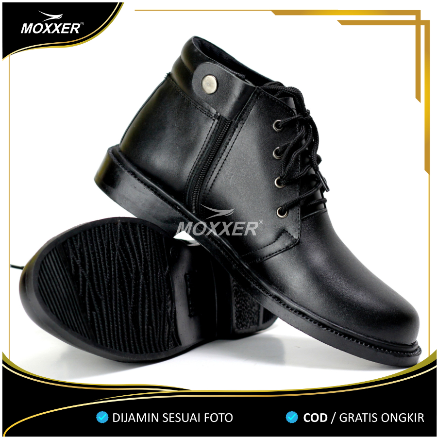 Sepatu PDH 03 TNI Doff Satpam Security Paskibraka Pria Dinas Kerja Oxford TNI Polri Tali Resliting