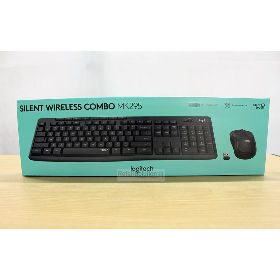 Mouse Keyboard Combo Silent Wireless - Logitech MK295 MK-295