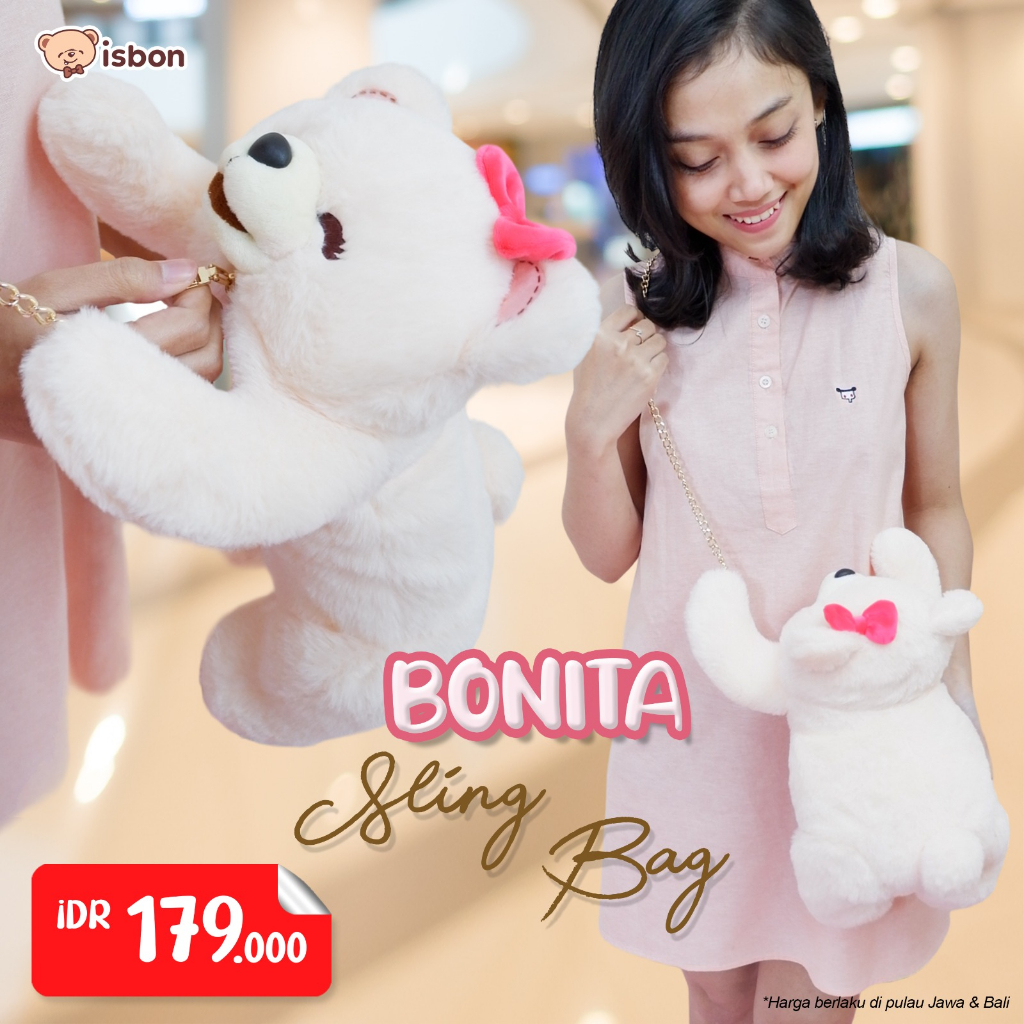 ISTANA BONEKA Tas Selempang Anak Sling Bag Ly Bonita Lucu Bahan Premium