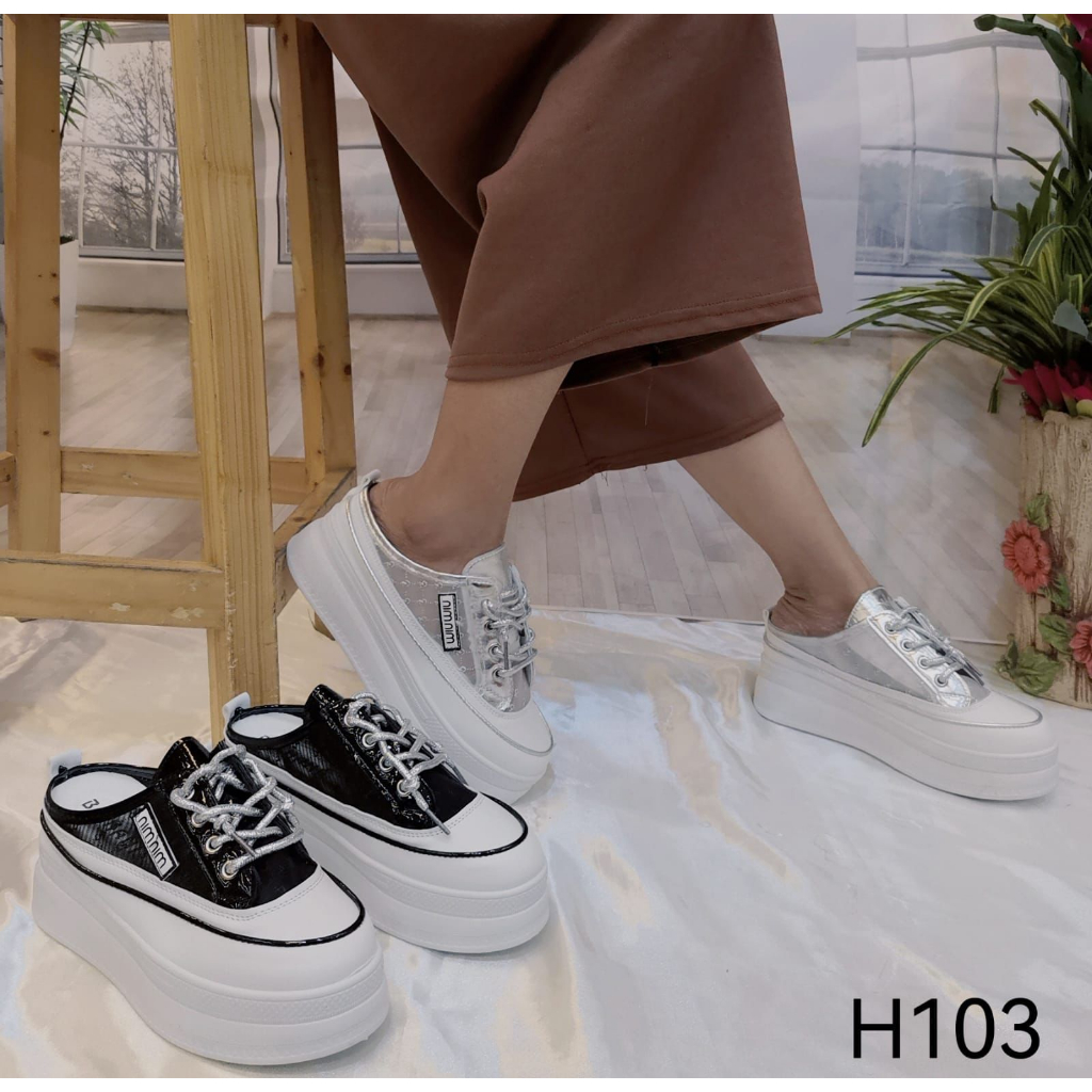 H103 sandal sepatu wanita kekinian