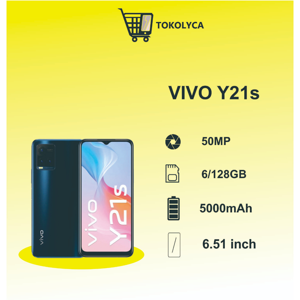 HP VIVO Y21S RAM, 6GB INTERNAL 128GB BERGARANSI