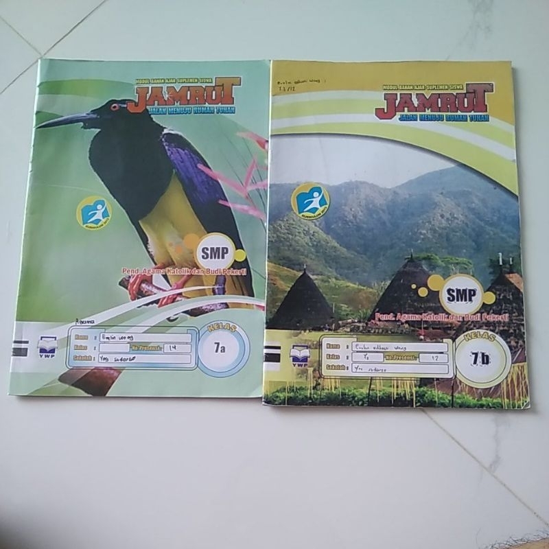 

buku kelas 7 smp 1 jamrut agama Katolik ywp yoga wahyu pratama semester 1 dan 2