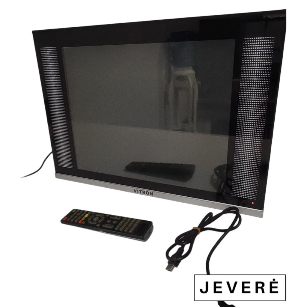 MONITOR LED TV VITRON 17 INCH SUPPORT USB MOVIES VGA DAN HDMI - Minus di layar