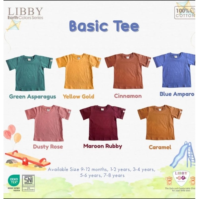 libby basic tee and tom short