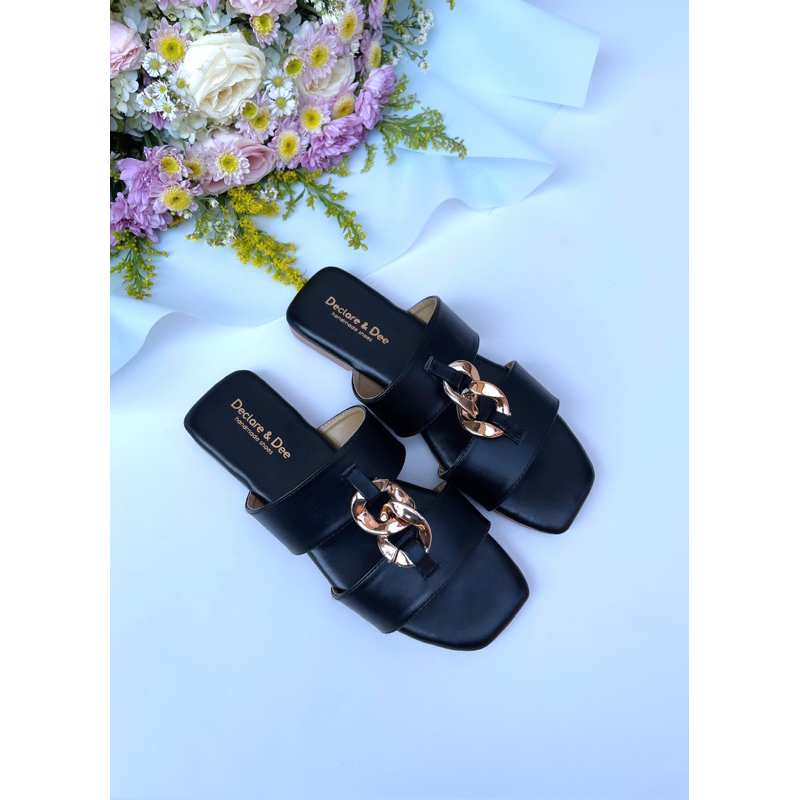 DECLARE&amp;DEE IRISH SANDAL FLAT WANITA MEWAH