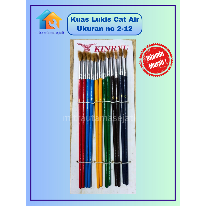KUAS LUKIS CAT AIR / KUAS MELUKIS CAT AIR CAT MINYAK no.2 - 12
