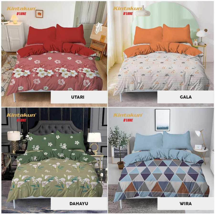 BEDCOVER KINTAKUN 160 X 200 SPREI RUMBAI