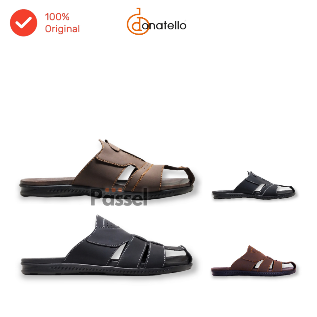 Donatello Sz. 39-43 Sandal Bustong Pria Kasual | NO840201 / NO840202