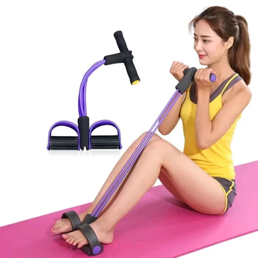 Alat Fitness Pengecil Perut Tummy Trimmer Karet  Body Trimmer Pembakar Lemak Perut Pelangsing Perut