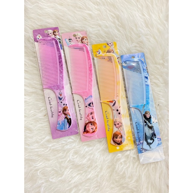 ✿ELYSABETHME✿  Sisir rambut singel karakter frozen lucu untuk anak dan dewasa