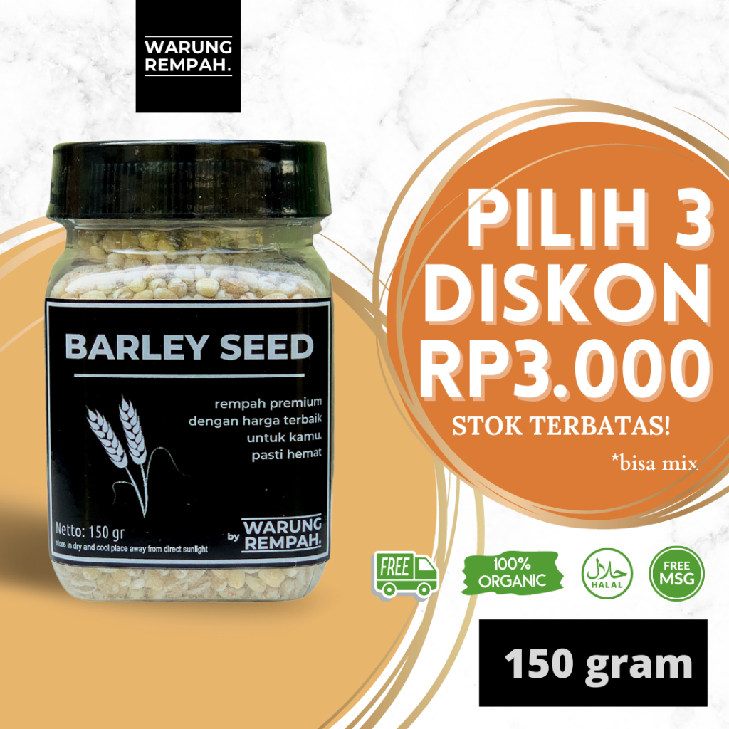 

Barley Seed Jali Jali Jelai Utuh Organic Super Food