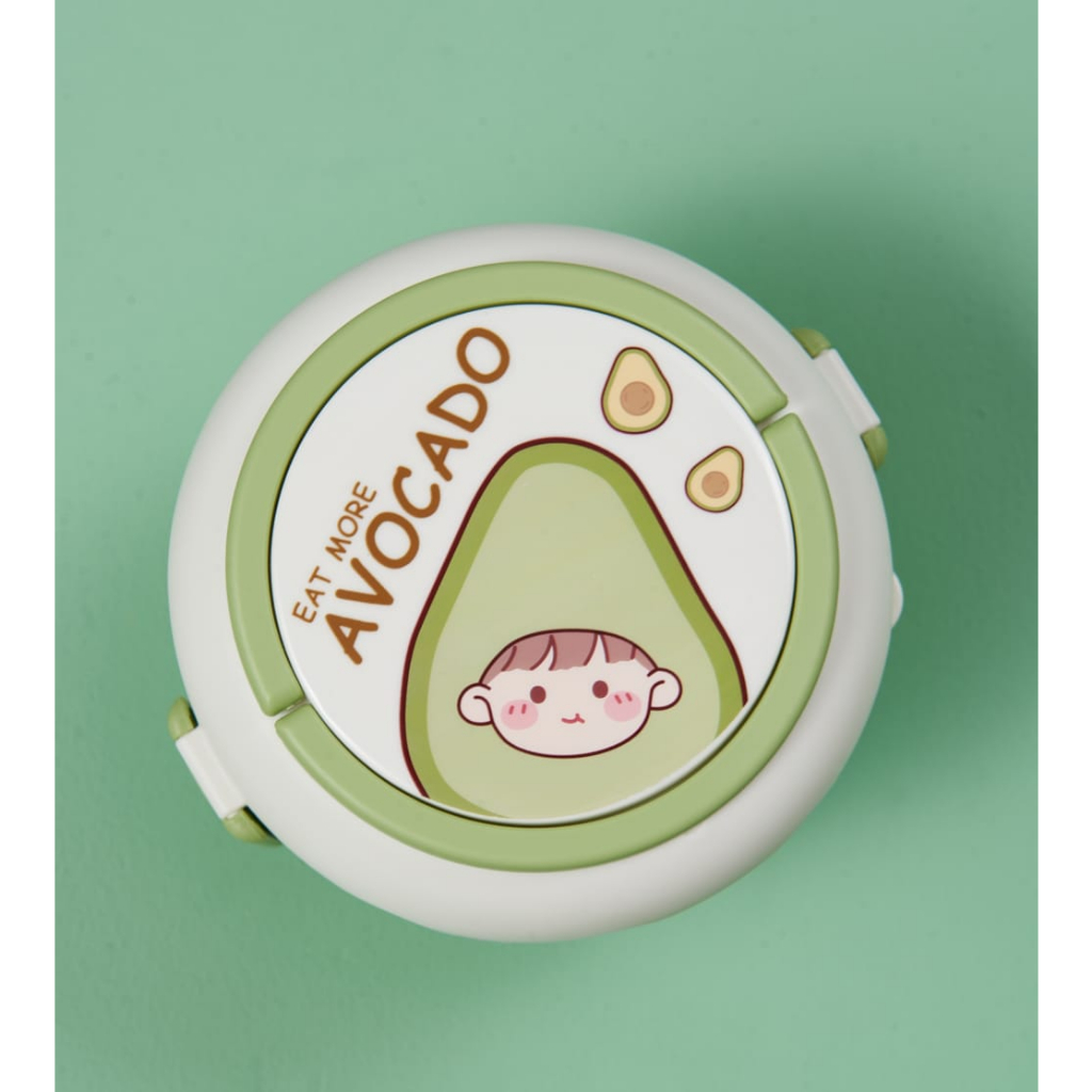 LUNCHBOX//KOTAK MAKAN BULAT DUA TINGKAT KARAKTER KD 6365 dan PERSEGI DUA TINGKAT KD6363