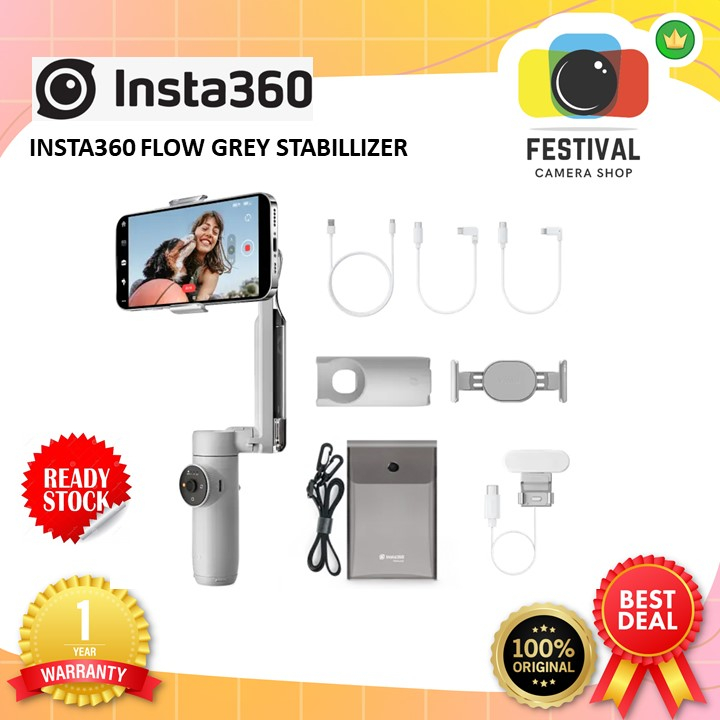Insta360 Flow Gimbal Stabilizer Smartphone Flow 3-Axis Gimbal Stabilizer HP