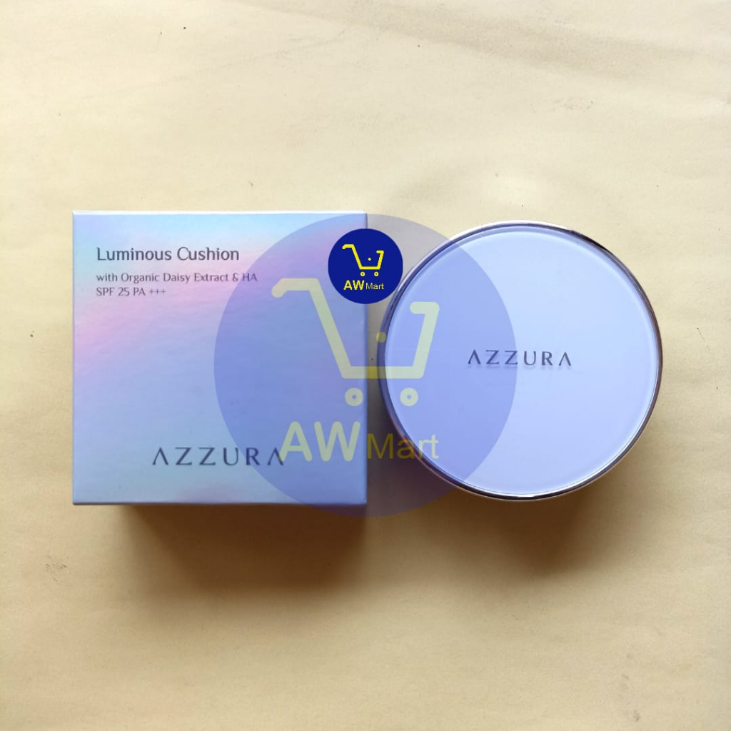 AZZURA LUMINOUS CUSHION 15 G – LUMINOUS CUSHION WITH ORGANIC DAISY EXTRACT SHADE 02 NATURAL (MATTE FINISH)