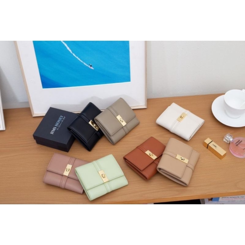Dompet Mini Jane Wallet Jims Honey Free Box / Dompet Lipat Kecil Lucu Murah / Dompet Fashion Anak