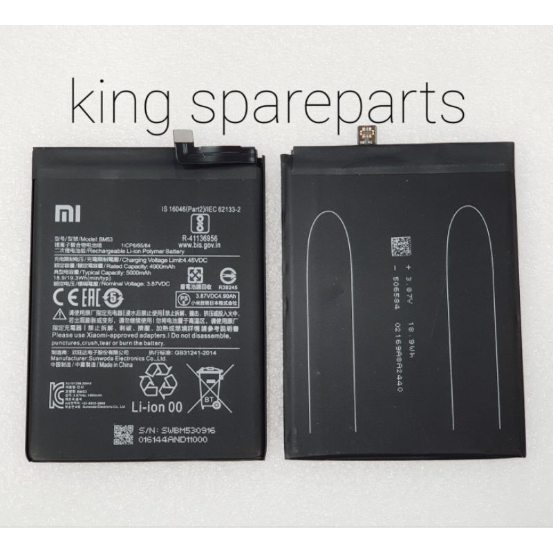 BATERAI BATRE BATTERY XIAOMI MI10T MI 10T PRO BM53 ORIGINAL