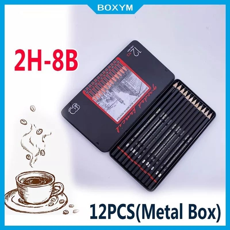 

pensil graded 1 set 12 pcs,bisa ecer aneka ketebalan hemat lebay
