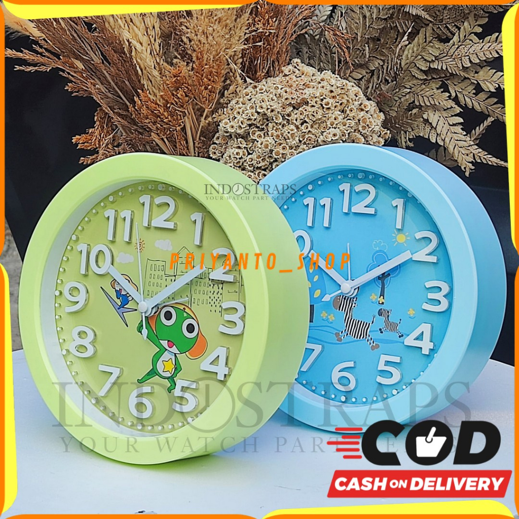 JAM WEKER JAM BEKER JAM ALARM KARAKTER JERAPAH KEROPPI