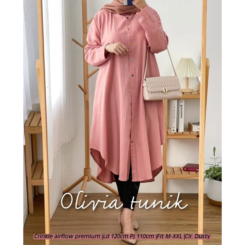 OLIVIA TUNIK TERBARU/LONG TUNIK TERBARU