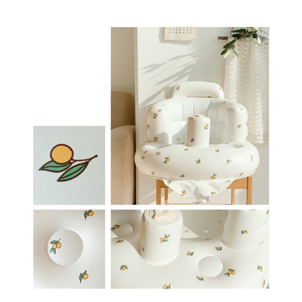 Korea  Sofa Tiup Multifungsi Bahan Pvc Untuk Bayi Mandi  sofa angin bayi balita/jumbo sofa angin bayi balita korea style kursi duduk inflateable babychair