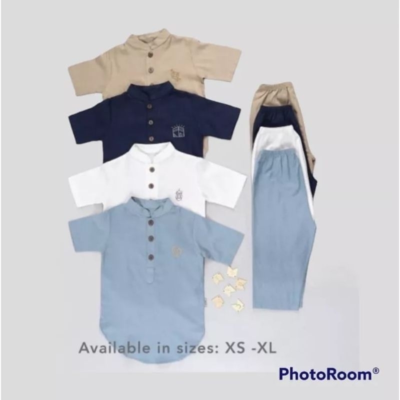 Setelan kurta anak baju Koko anak laki laki