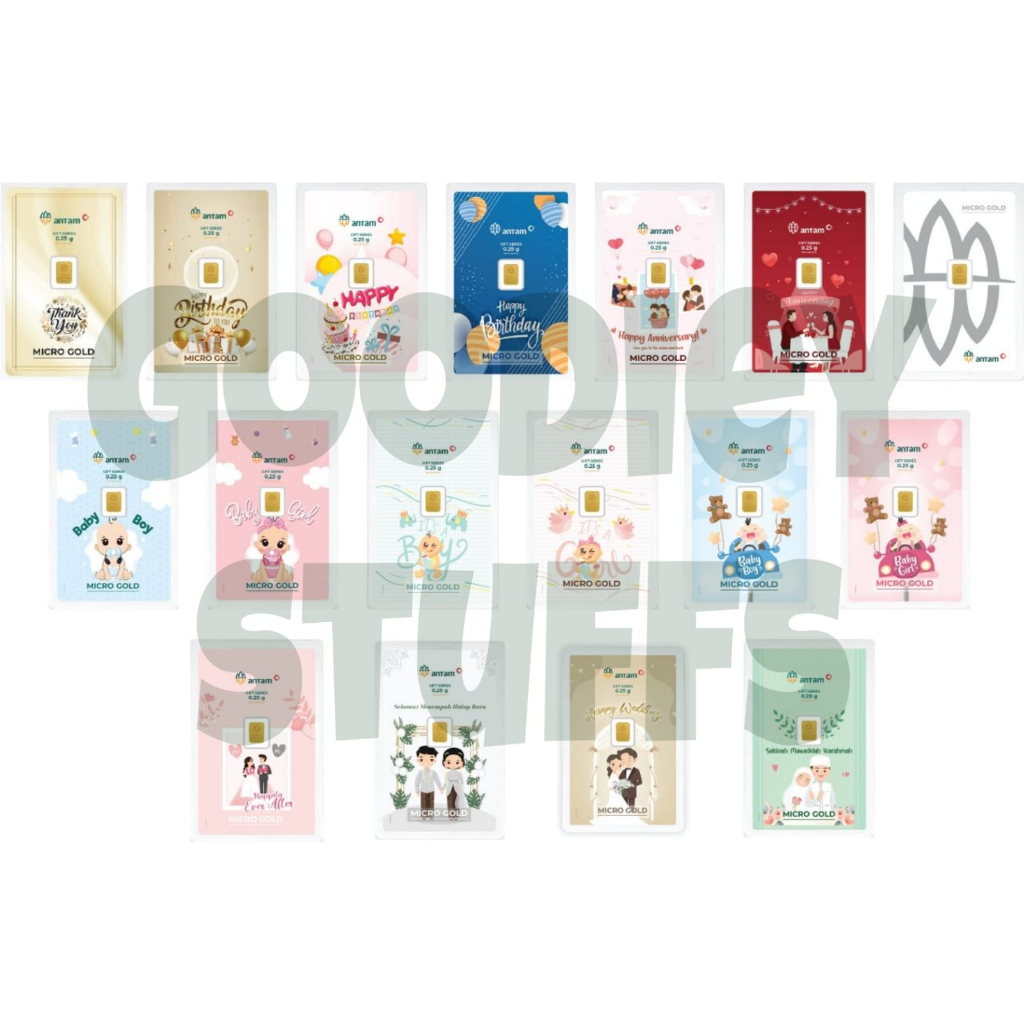 LM Micro Gold ANTAM Hartadinata (Edisi Gift Series) 0,25 Gram Logam Mulia EmasKITA