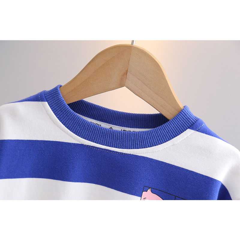Setelan Baju kodok usia 6 bulan - 5 tahun Motif DOODLE KUNING &amp; BIRU PUTIH SET baby kekinian ala korea