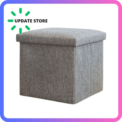 Storage Box Multifungs Sofa Kotak Penyimpanan Barang 30x30x30cm - Gray