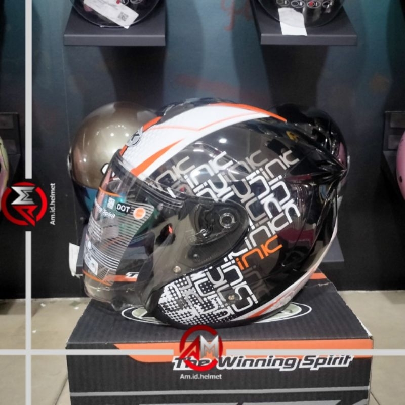 HELM INK DYNAMIC #4 BLACK ORANGE INK HELM DYNAMIC MOTIF