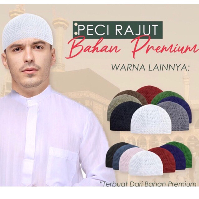 Peci Rajut Dewasa 2 pcs