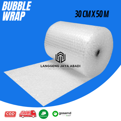 

PROMO BUBBLE WRAP POTONGAN Ukuran 50 meter Bening Dan Hitam