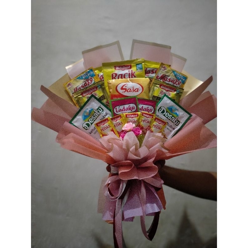 

buket bunga II buket snack II buket yang II buket bumbu instan