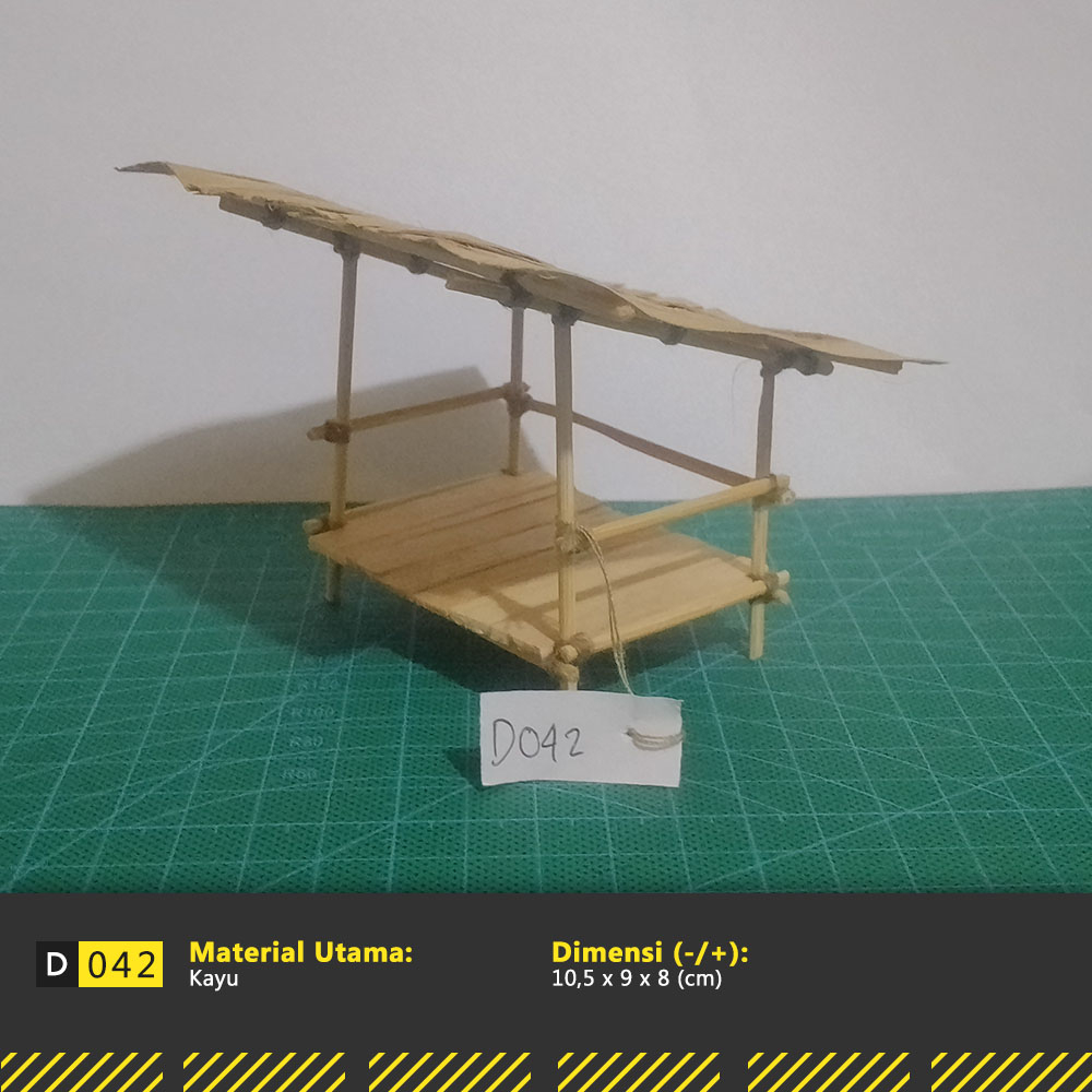 Miniatur Rumah Kayu / Miniatur Rumah Aquascape / Miniatur Gubuk / Miniatur Saung / Miniatur Rumah St