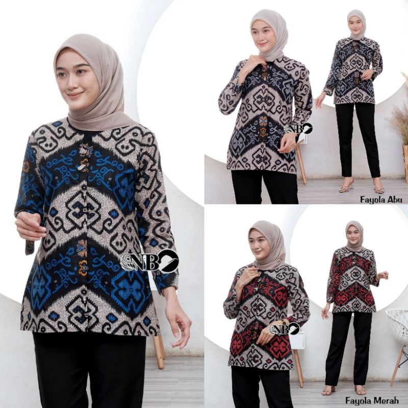 BAJU BATIK WANITA MODERN MONALISA GENES