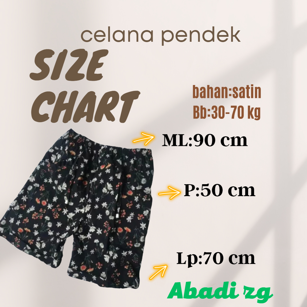 Celana pendek wanita santai kulot pendek daily bahan adem dan nyaman Bb 45-70 celana hotpants murah