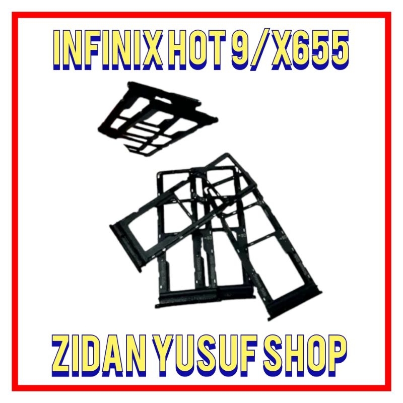 SIMTRAY SIM CARD SIM LOCK DUDUKAN KARTU SIM INFINIX HOT 9 / X655 / X655C / X655D ORIGINAL