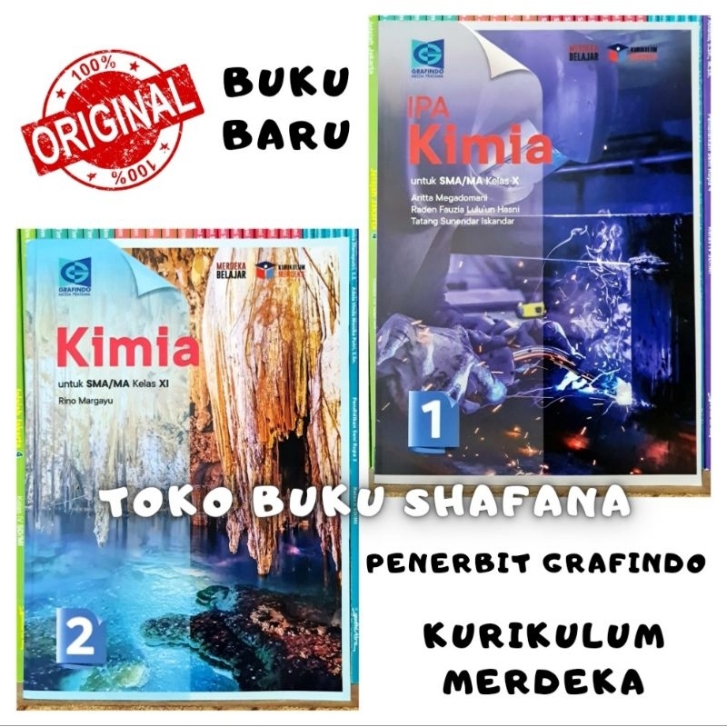 Buku IPA KIMIA Kelas 10 11 / 1 2 SMA Penerbit Grafindo Kurikulum Merdeka