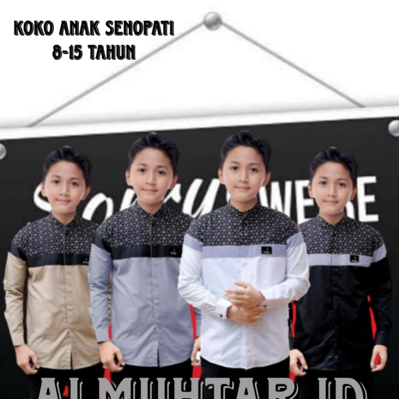 baju koko anak viral terlaris // pakaian muslim anak remaja laki laki // baju muslim anak lengan panjang