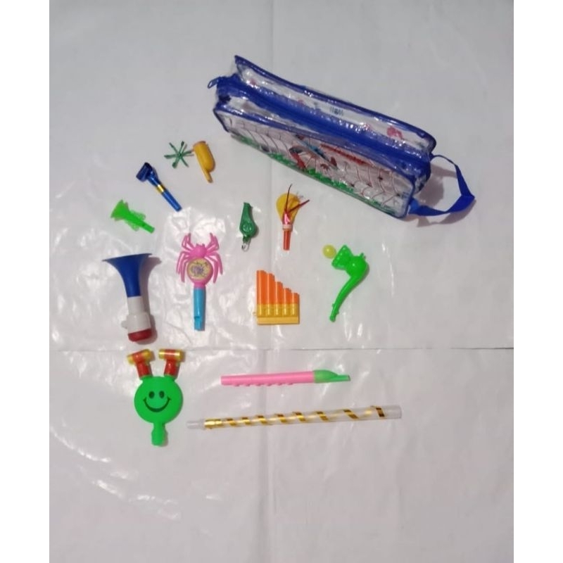 GE TOYS MAINAN TIUP TERAPI WICARA 11 PC DAN TAS