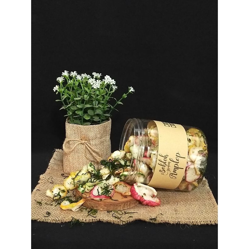 

SEBLAK KERING AMPLOP krupuk seblak/sebring/krupuk bantet 200g