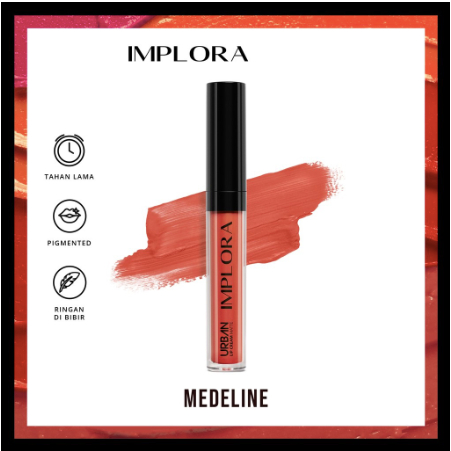 IMPLORA Urban Lip Cream Matte Original BPOM - Lipcream